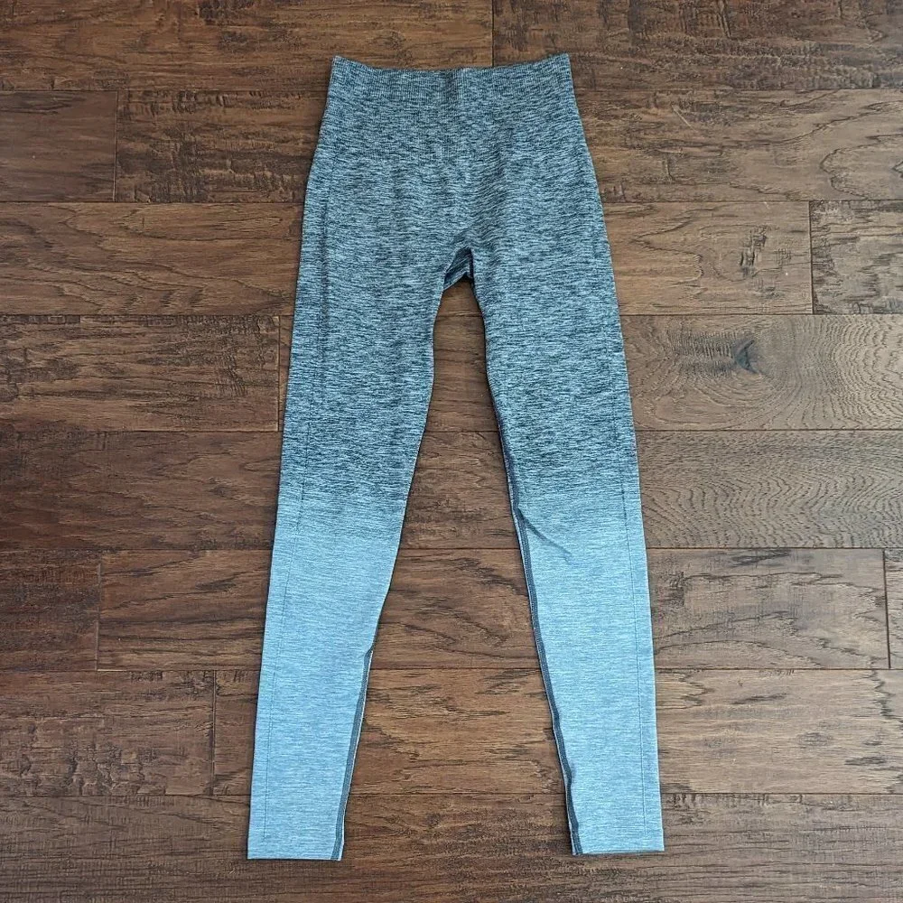 Lululemon Black White Gray Balance & Resist 7/8 Tight 4 Ombre - Picture 2 of 7